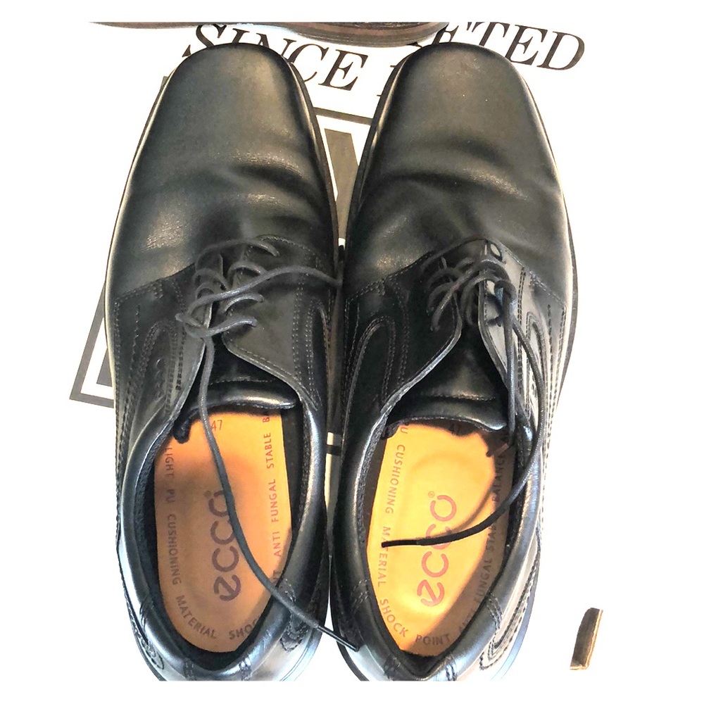 Brand New Never Worn Black Ecco Dress Shoes